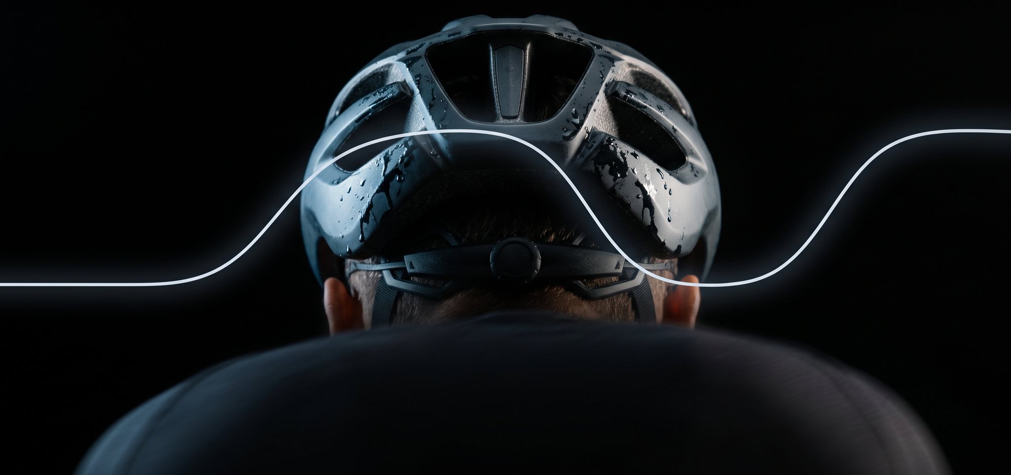Ciclista entrenando