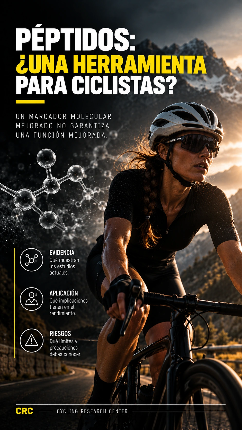 Péptidos: ¿una herramienta para ciclistas? Un marcador molecular mejorado no garantiza una función mejorada