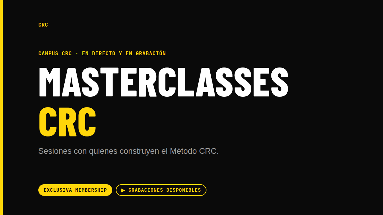 Masterclasses CRC